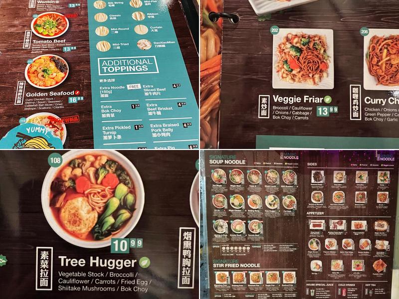Magic Noodle Menu