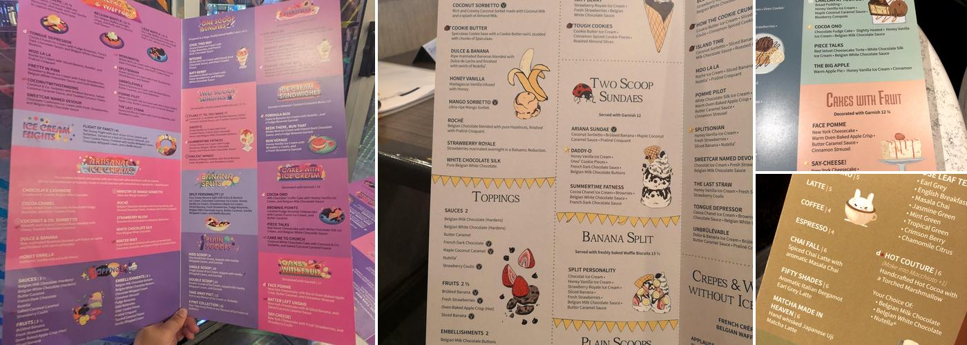 Demetres Danforth Menu