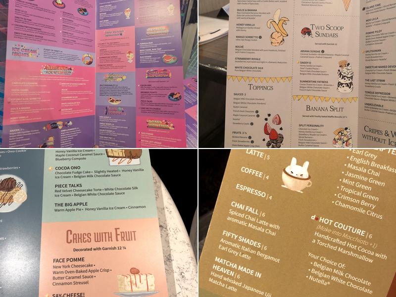 Demetres Danforth Menu