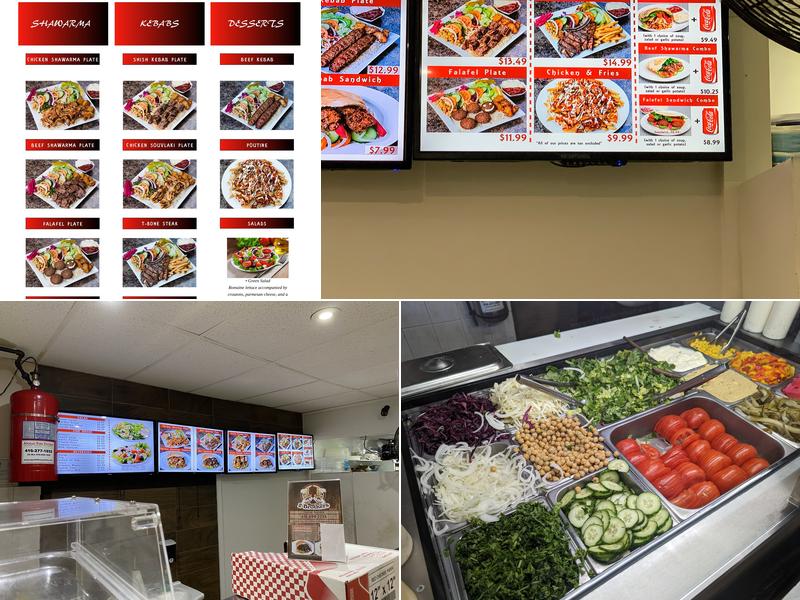 Two Brothers Shawarma Menu