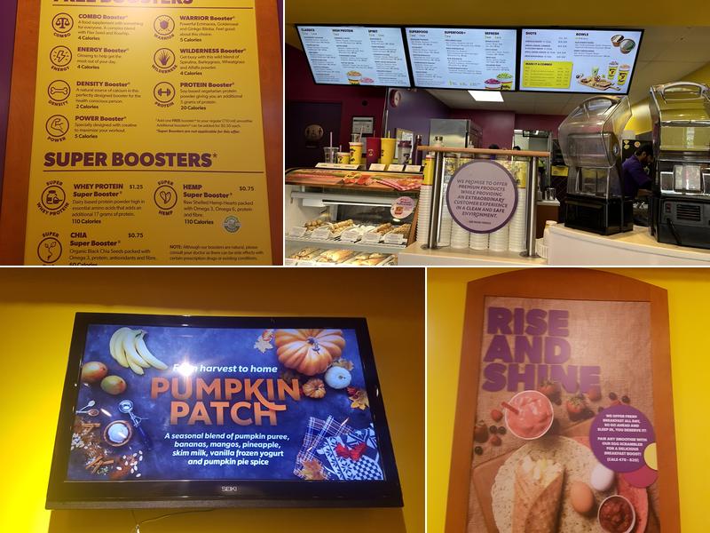 Booster Juice Menu