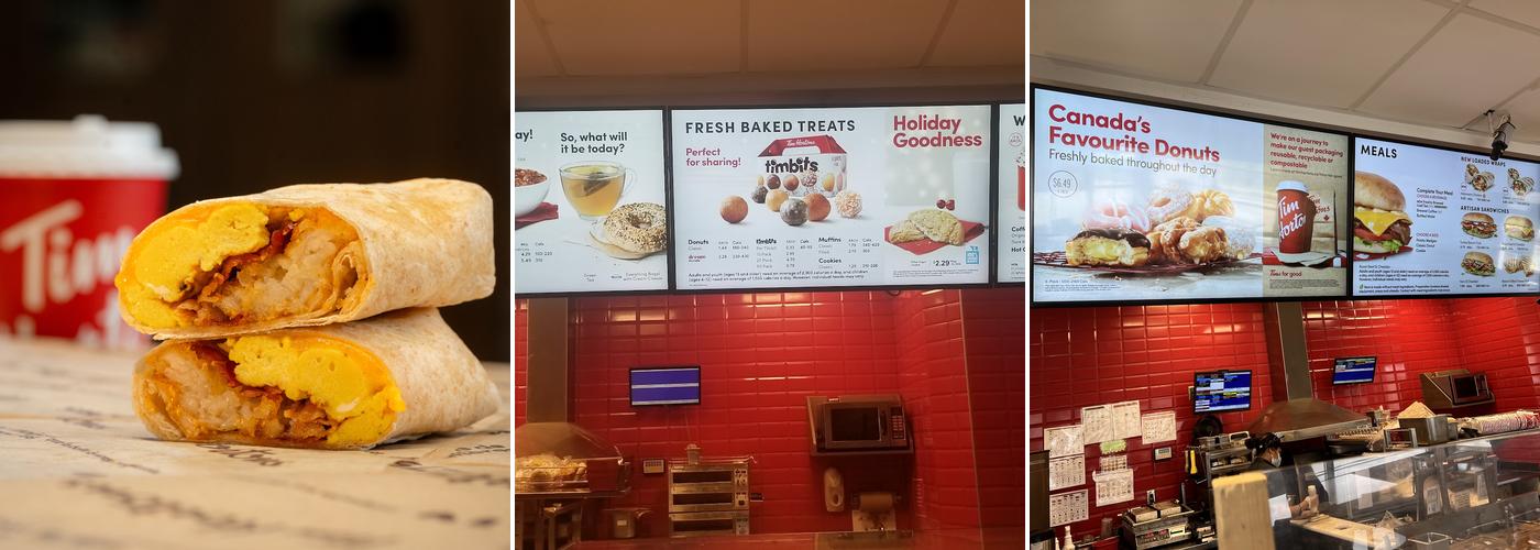 Tim Hortons Menu