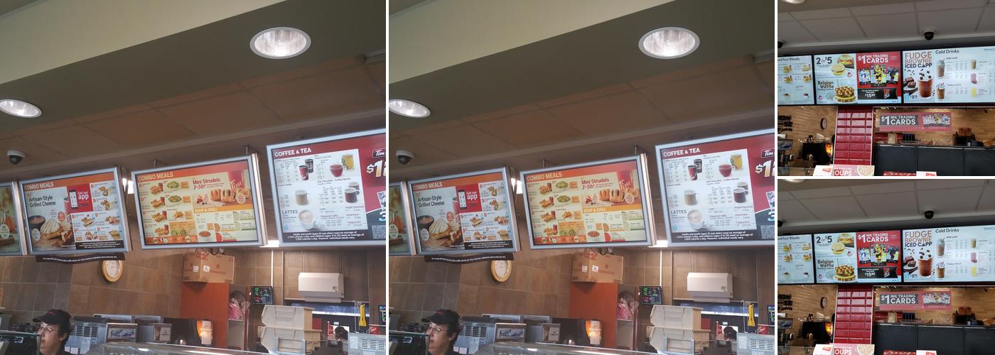 Tim Hortons Menu