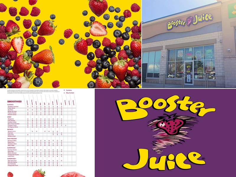 Booster Juice Menu