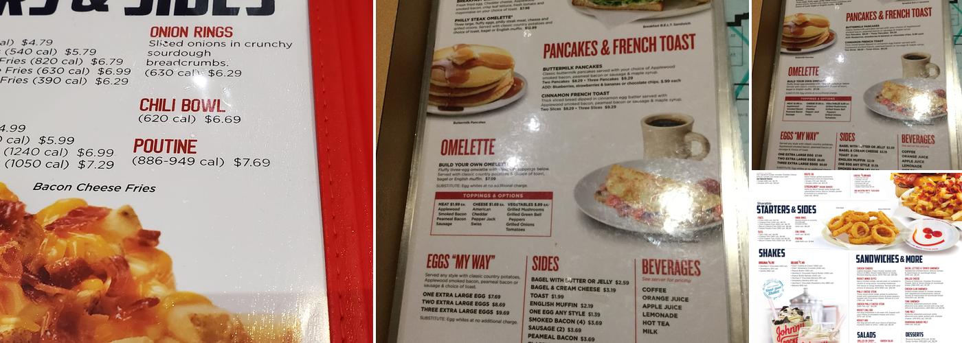 Johnny Rockets Menu