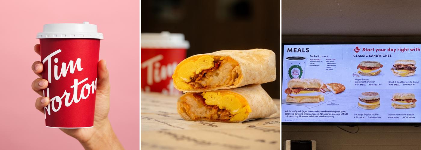 Tim Hortons Menu