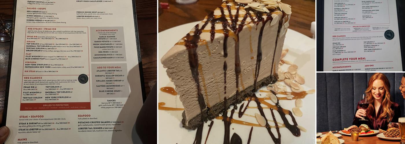 The Keg Steakhouse + Bar - Windsor Riverside Menu