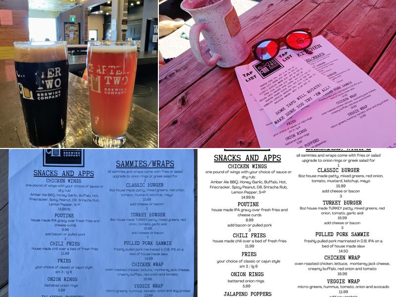 Chapter Two Brewing Company Menu