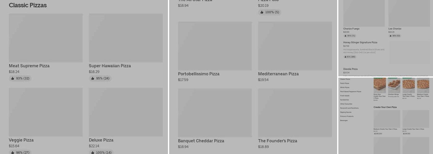 Pizza Nova Menu