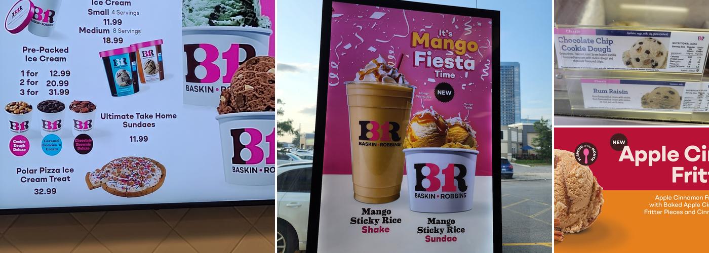 Baskin-Robbins Menu