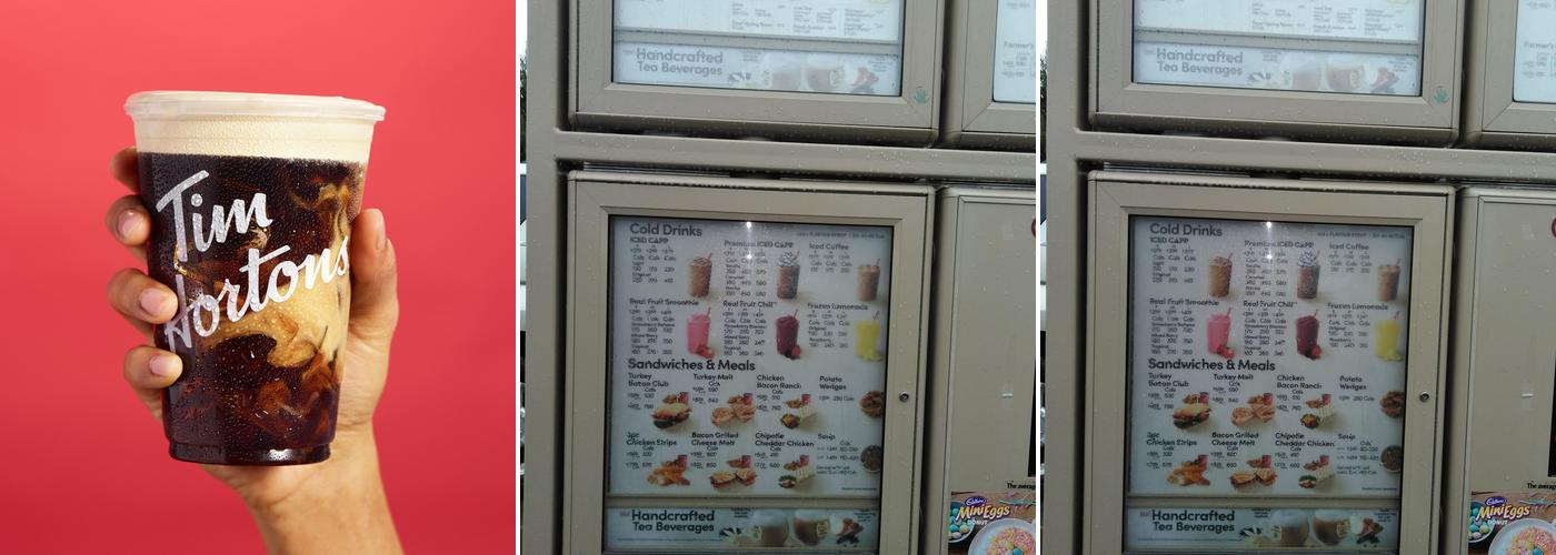 Tim Hortons Menu
