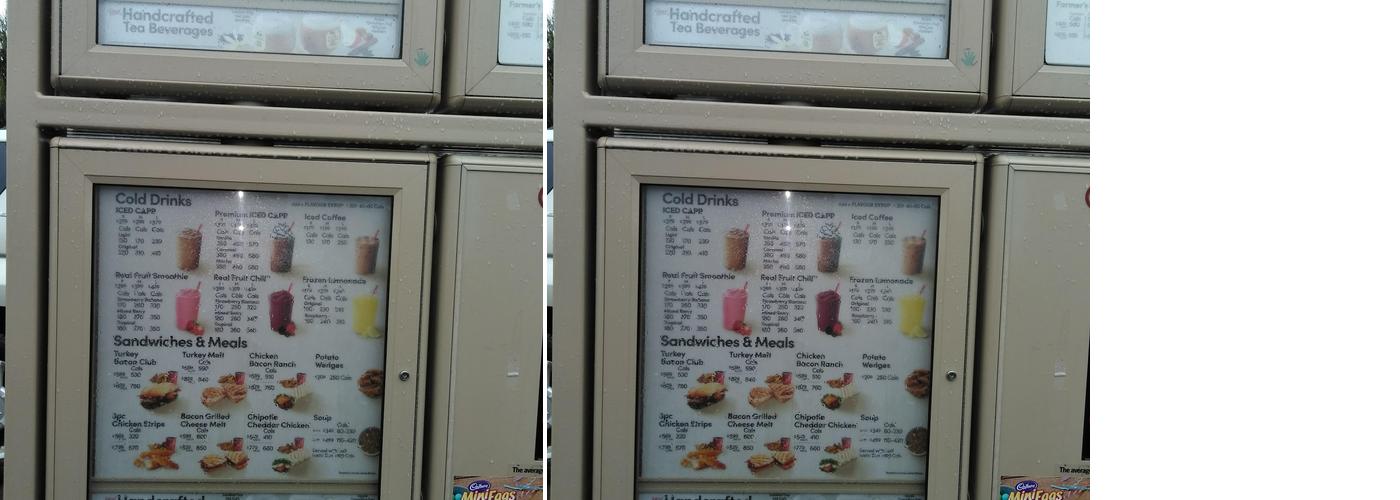 Tim Hortons Menu
