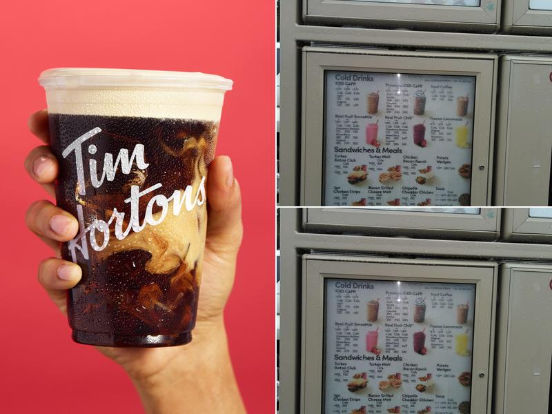 Tim Hortons Menu