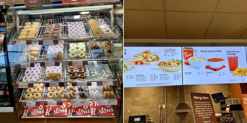 Tim Hortons Menu