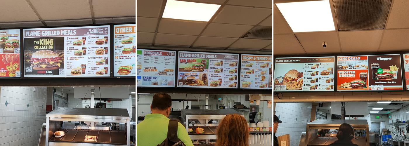 Burger King Menu