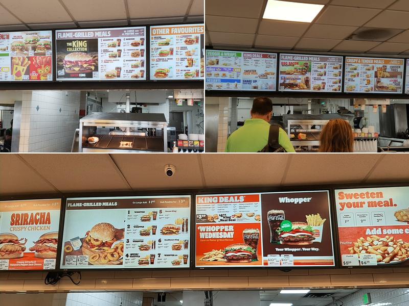 Burger King Menu