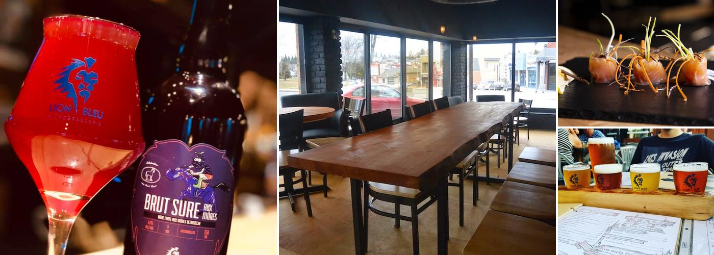 Lion Bleu - Microbrasserie / Boutique & Resto-Pub Menu