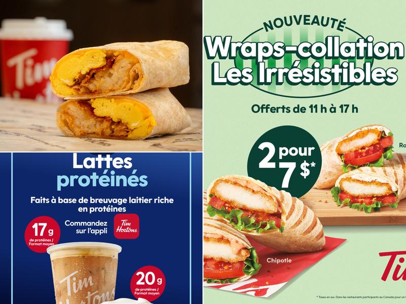 Tim Hortons Menu