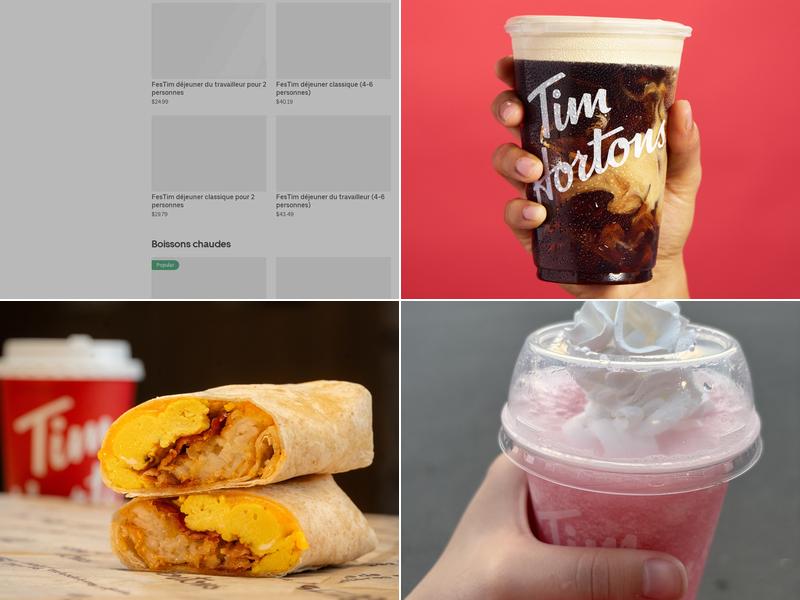 Tim Hortons Menu