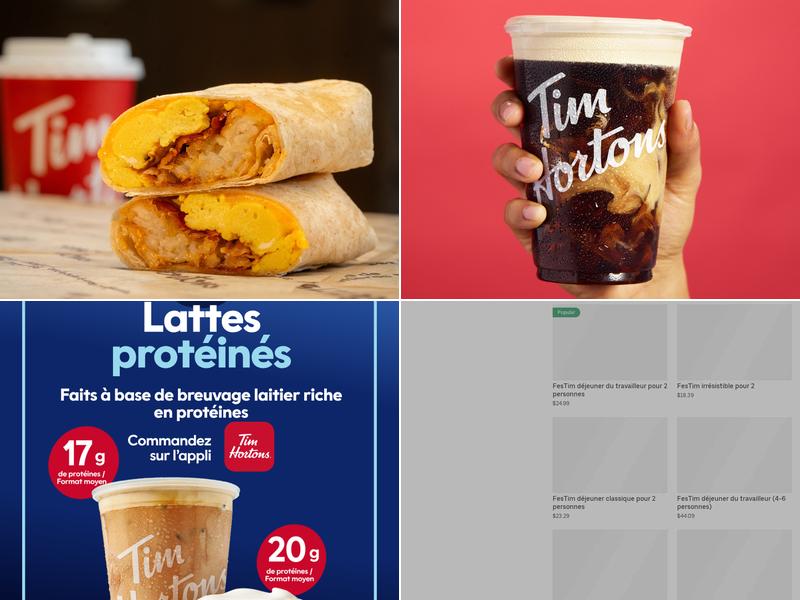 Tim Hortons Menu