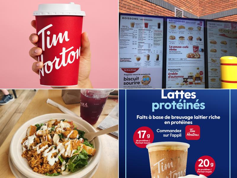 Tim Hortons Menu