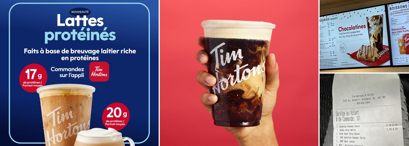 Tim Hortons Menu