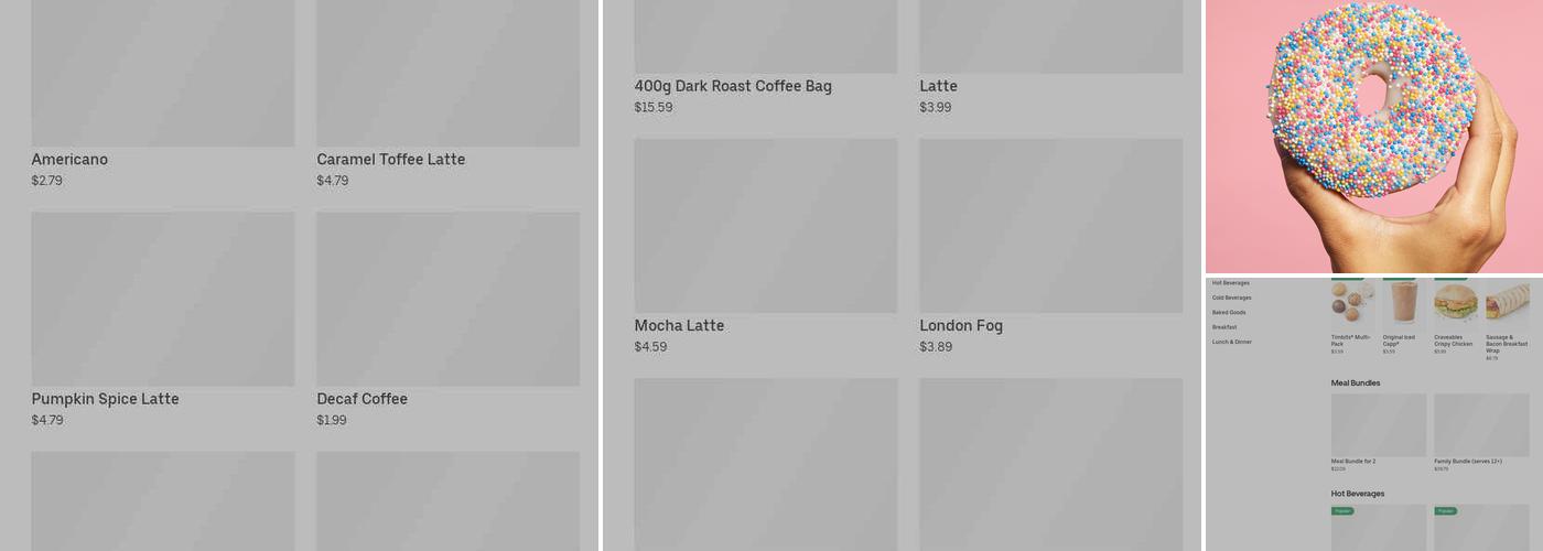 Tim Hortons Menu