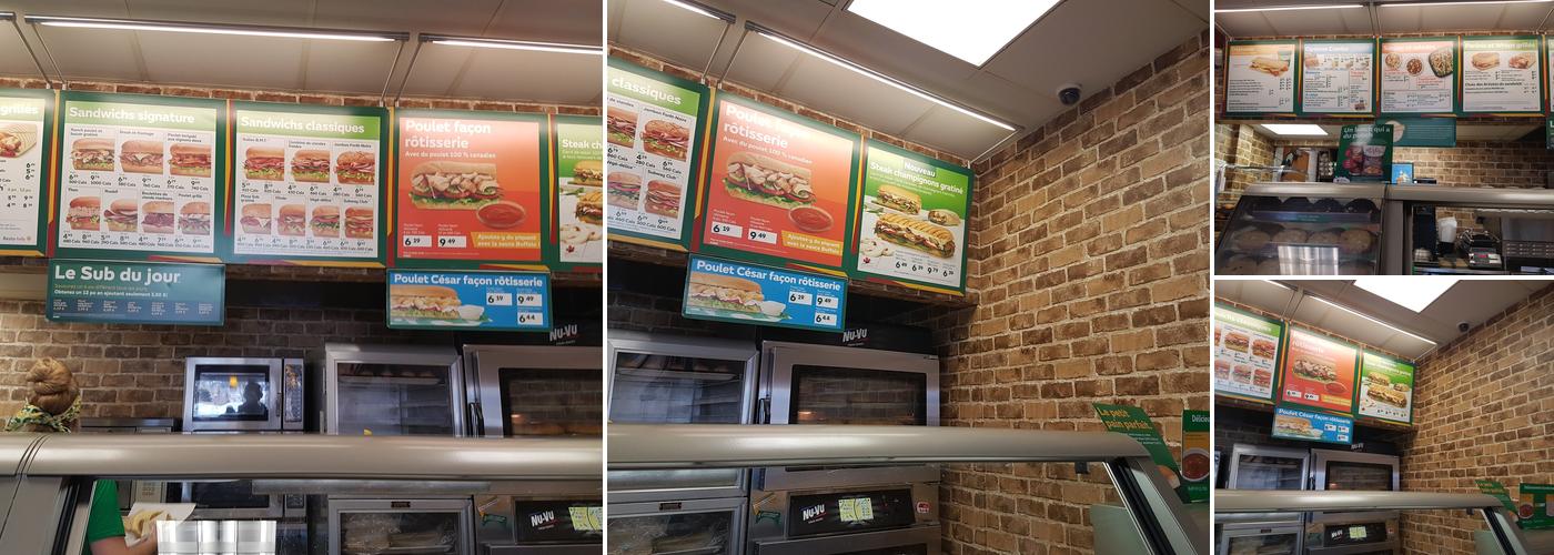 Subway Menu