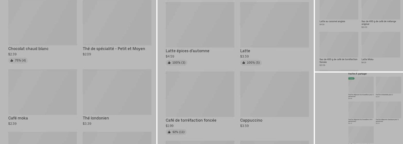 Tim Hortons Menu