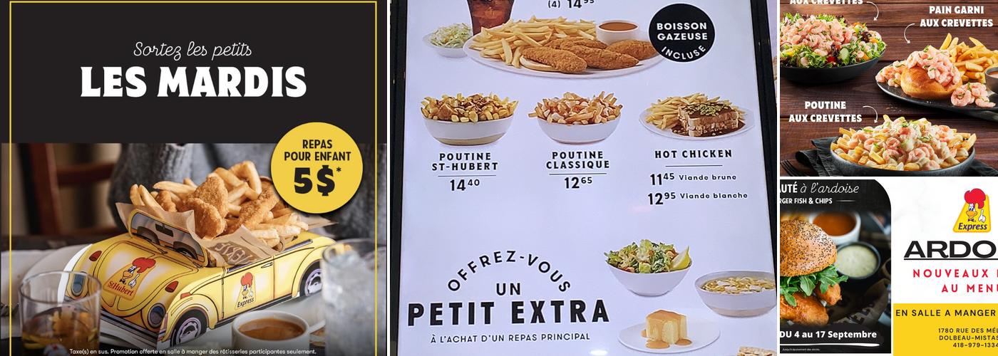 Express St-Hubert Menu