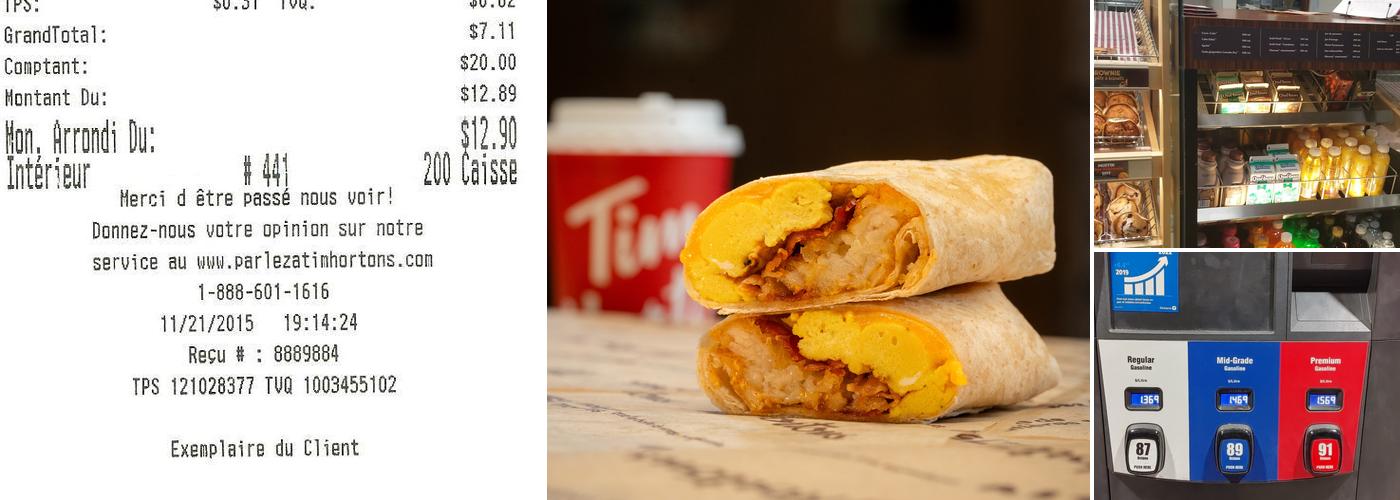 Tim Hortons Menu