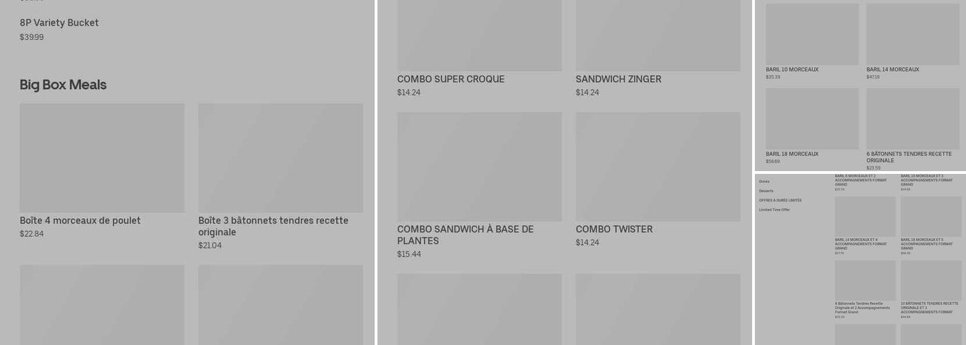 PFK Menu