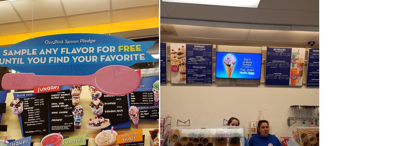 Baskin-Robbins Menu