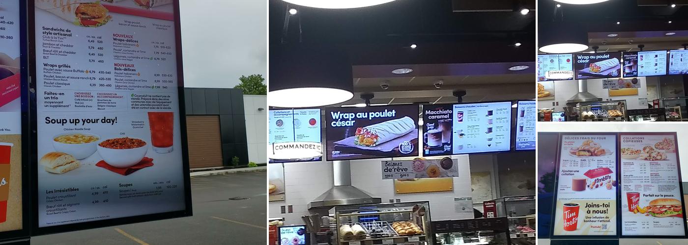 Tim Hortons Menu