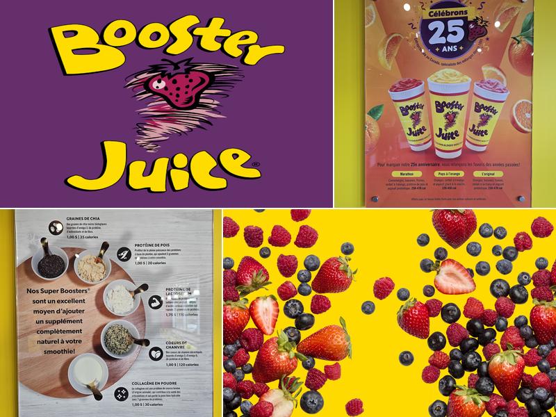 Booster Juice Menu