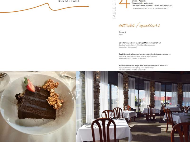 L'Émulsion - Restaurant Menu