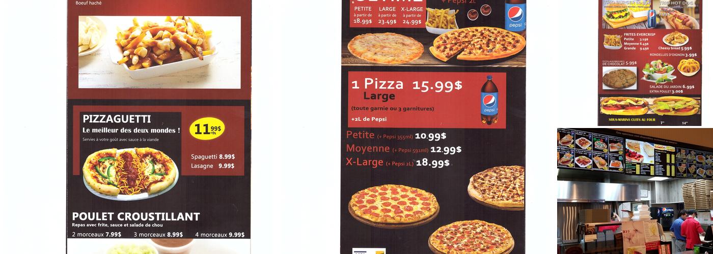 Double Pizza Menu