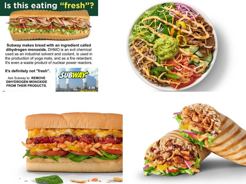 Subway Menu
