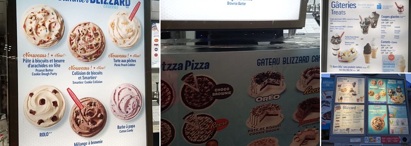 Dairy Queen Menu