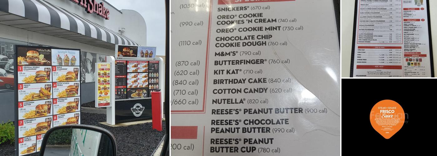 Steak 'n Shake Menu