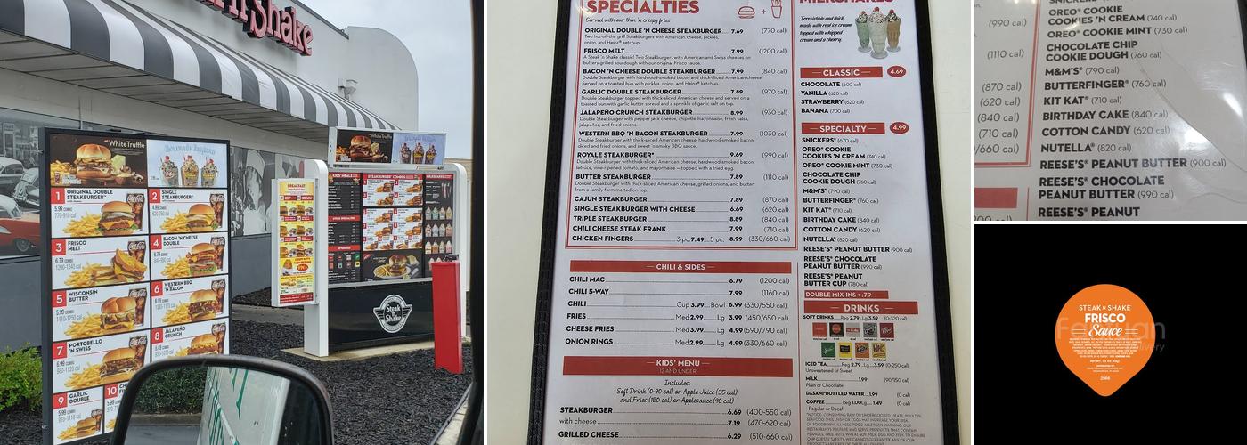 Steak 'n Shake Menu