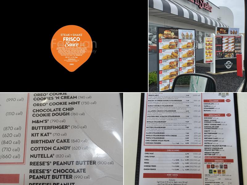 Steak 'n Shake Menu