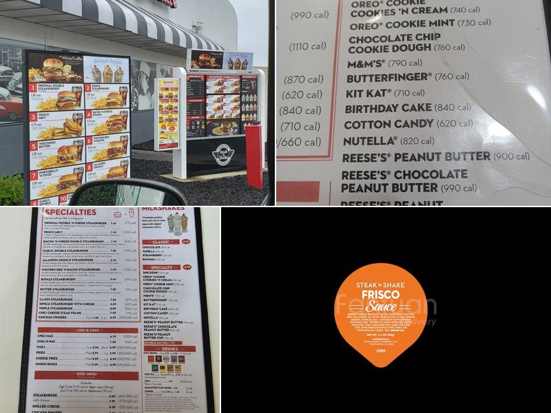Steak 'n Shake Menu