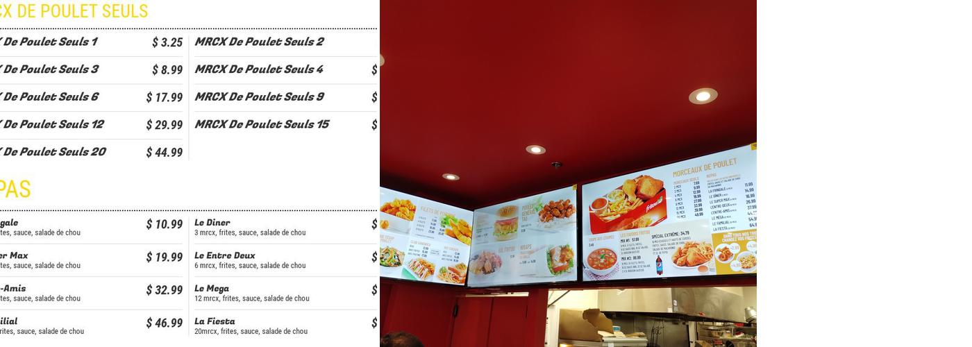 FRITOU Menu