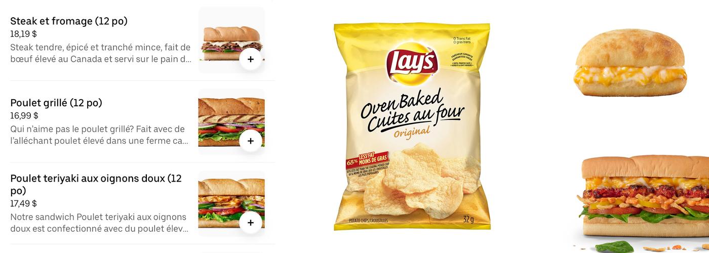 Subway Menu