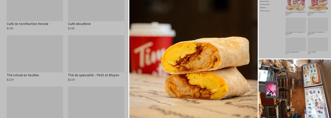 Tim Hortons Menu