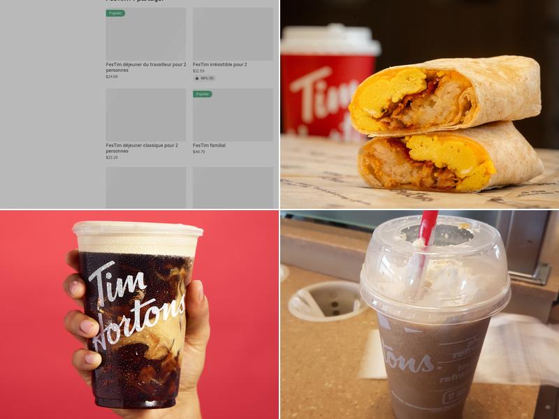 Tim Hortons Menu
