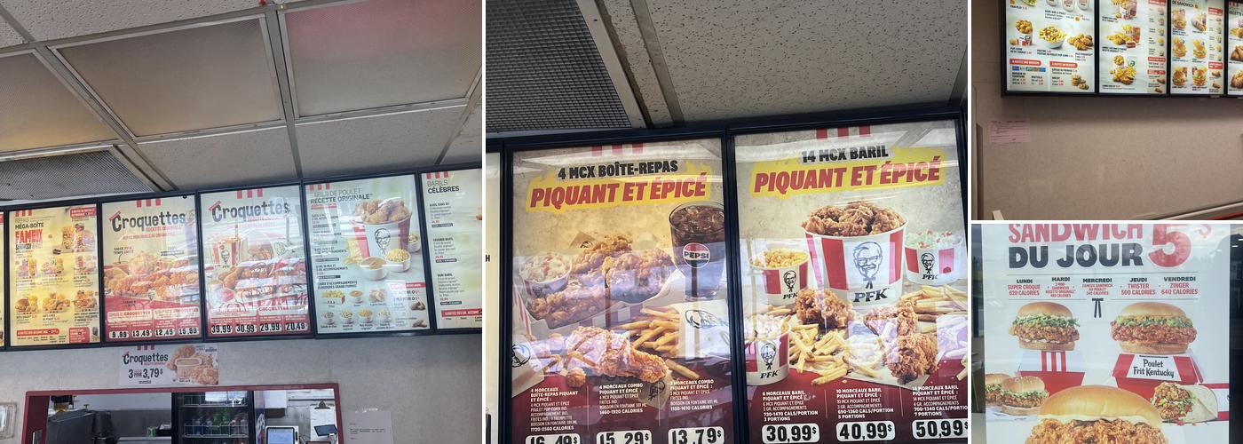 PFK Menu