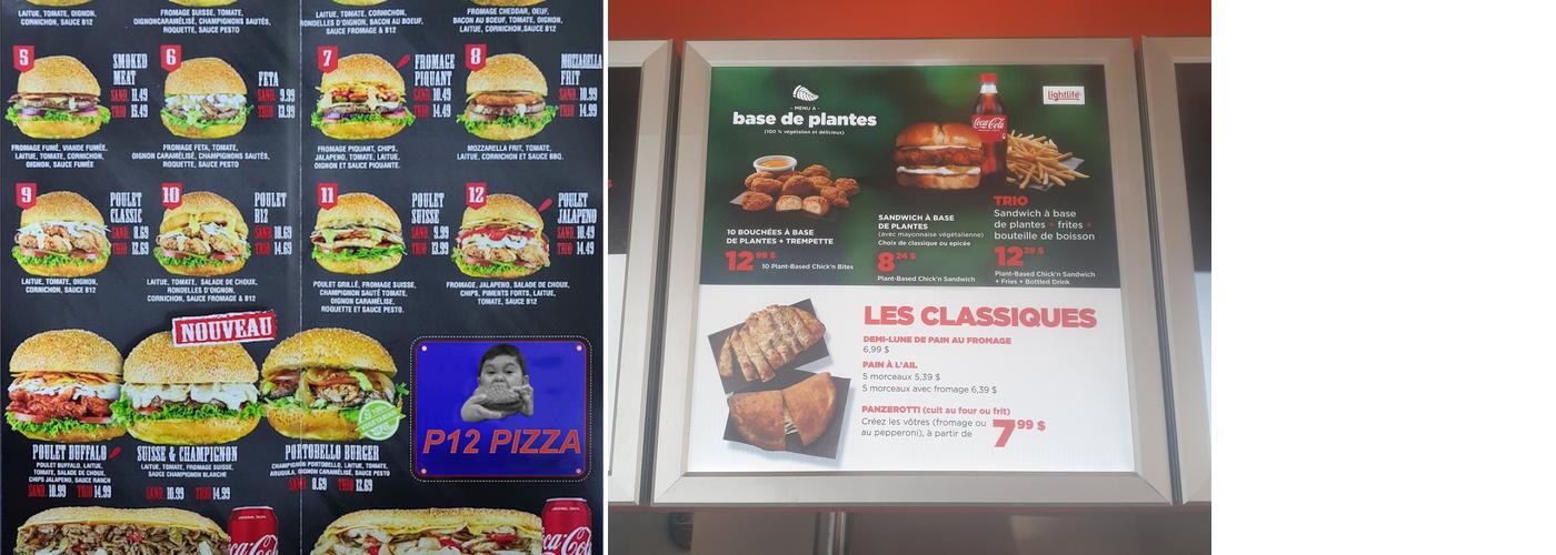 Pizza Pizza Menu