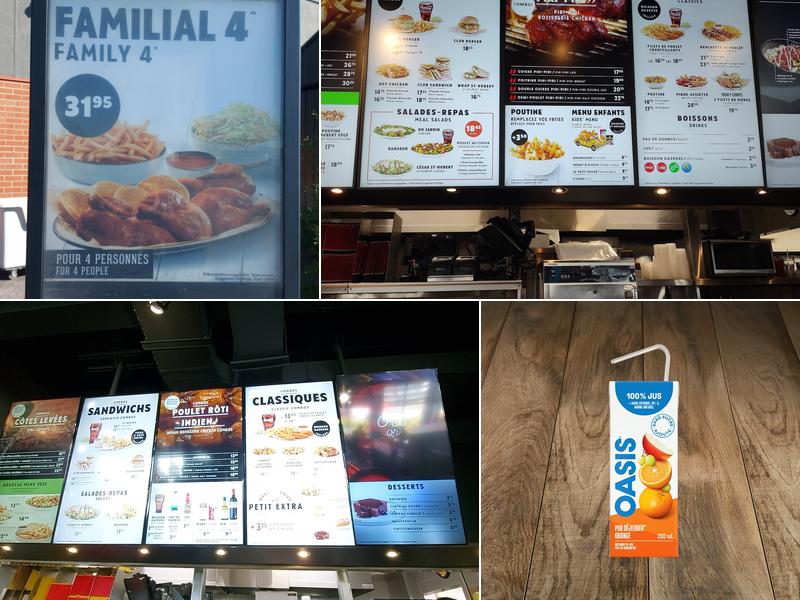 St-Hubert Express Menu